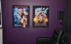 Christopher: Home Cinema sound absorbers with movie images